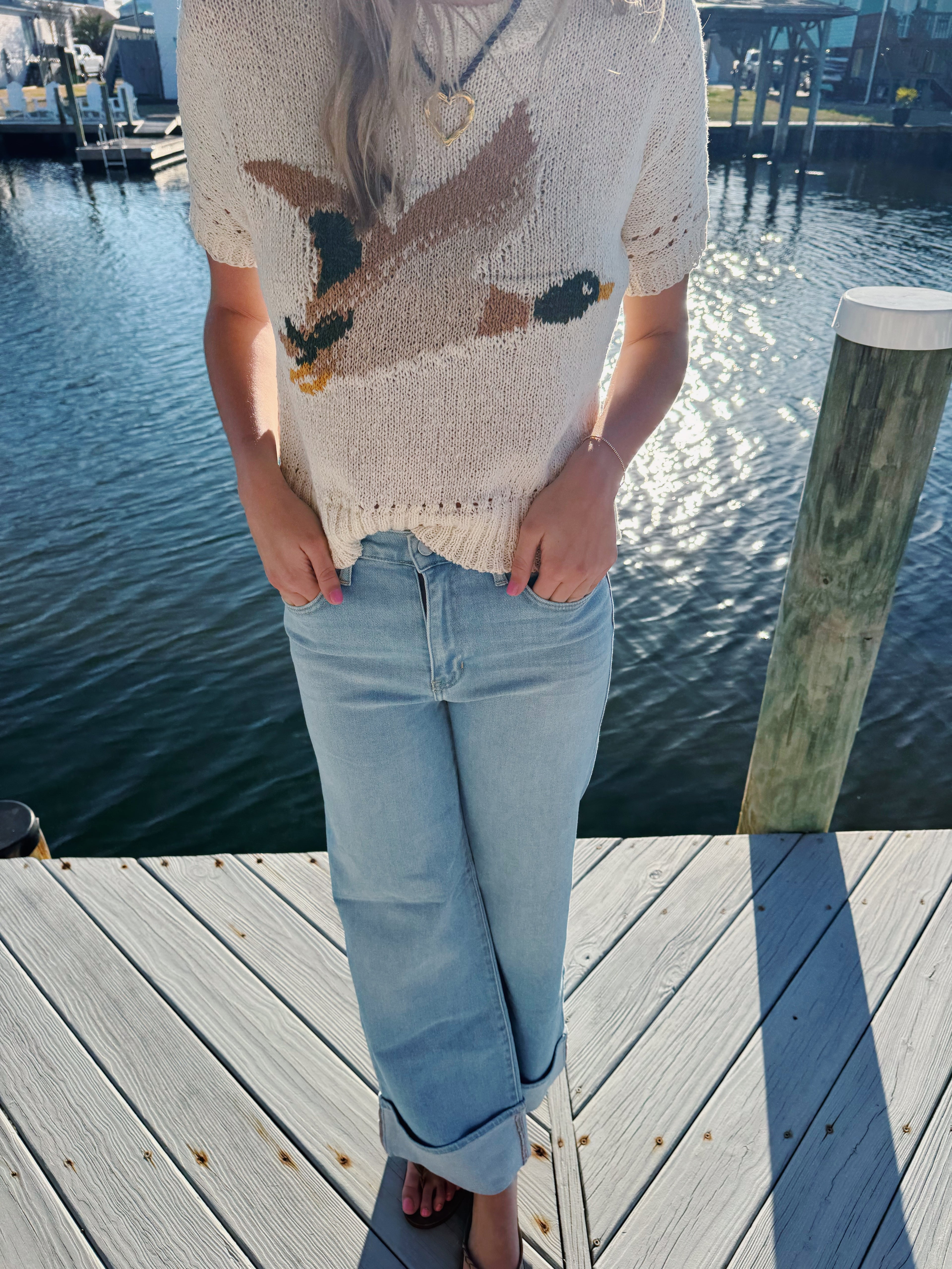 ITS DUCK SEASON KINITTED TOP