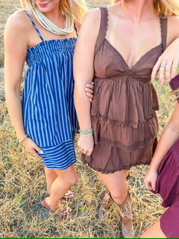 THE BROWN TRANSITION DRESS