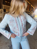 THE STUDDED GEM ZIP UP