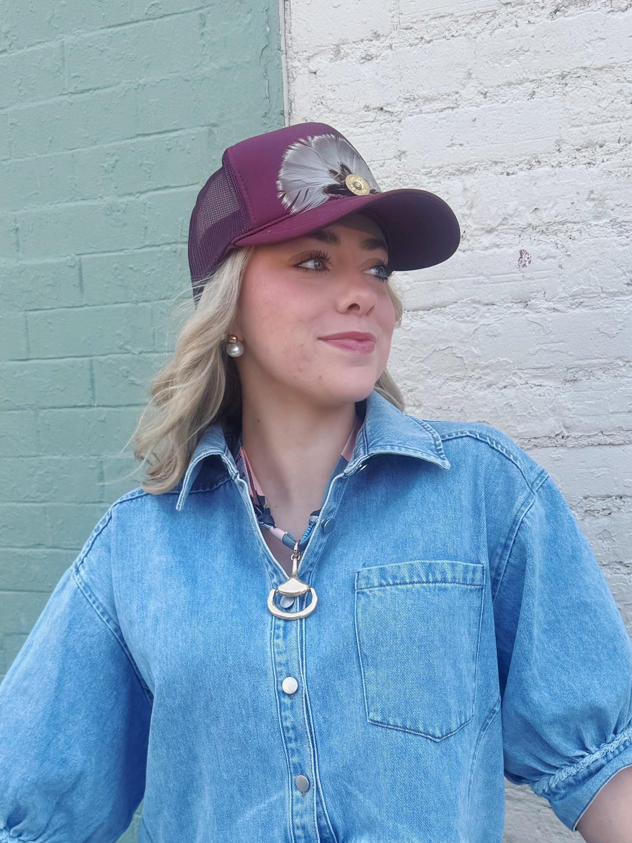 FEELIN' LUCKY SCARF NECKLACE