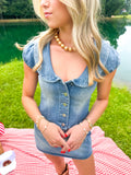 THE SCOOP NECK DENIM